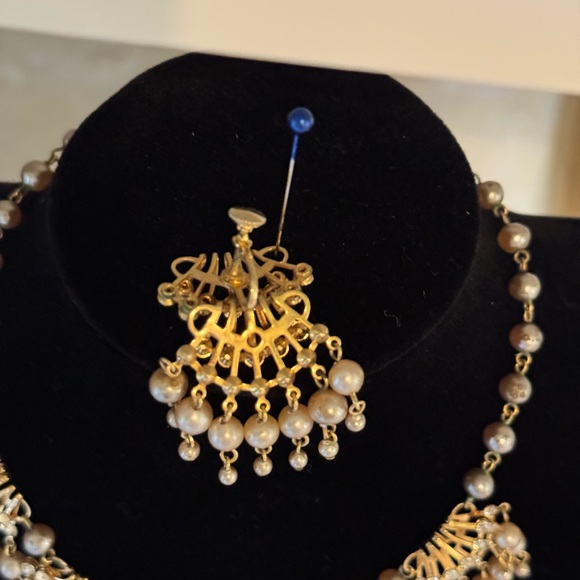 Vintage COROn”Chandelier” Choker and Earring Set